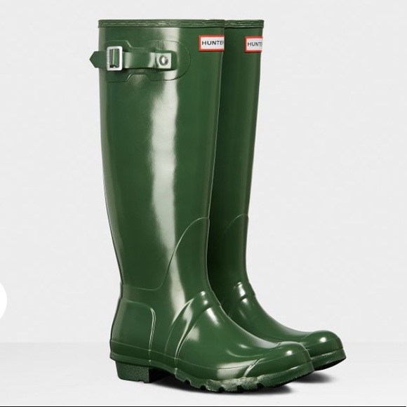 HUNTER ORIGINAL TALL GLOSS RAINBOOTS - Picture 3 of 8